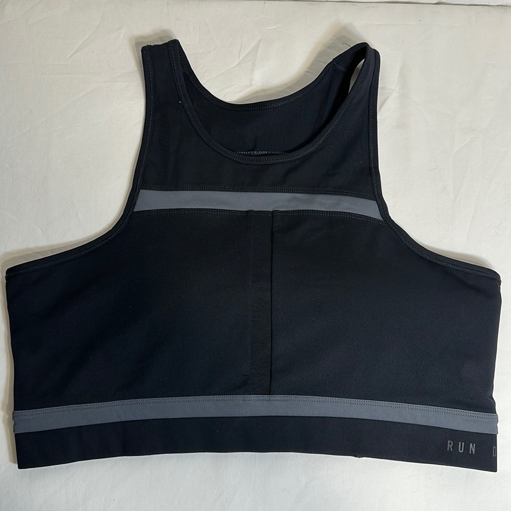 Nike Black Sports Bra with Gray Accents